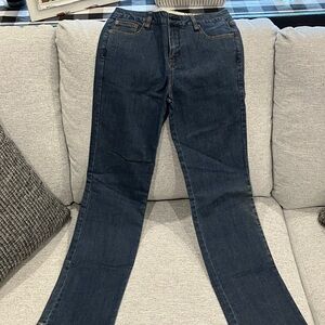 Theme Dark Blue Flare Women's Jeans